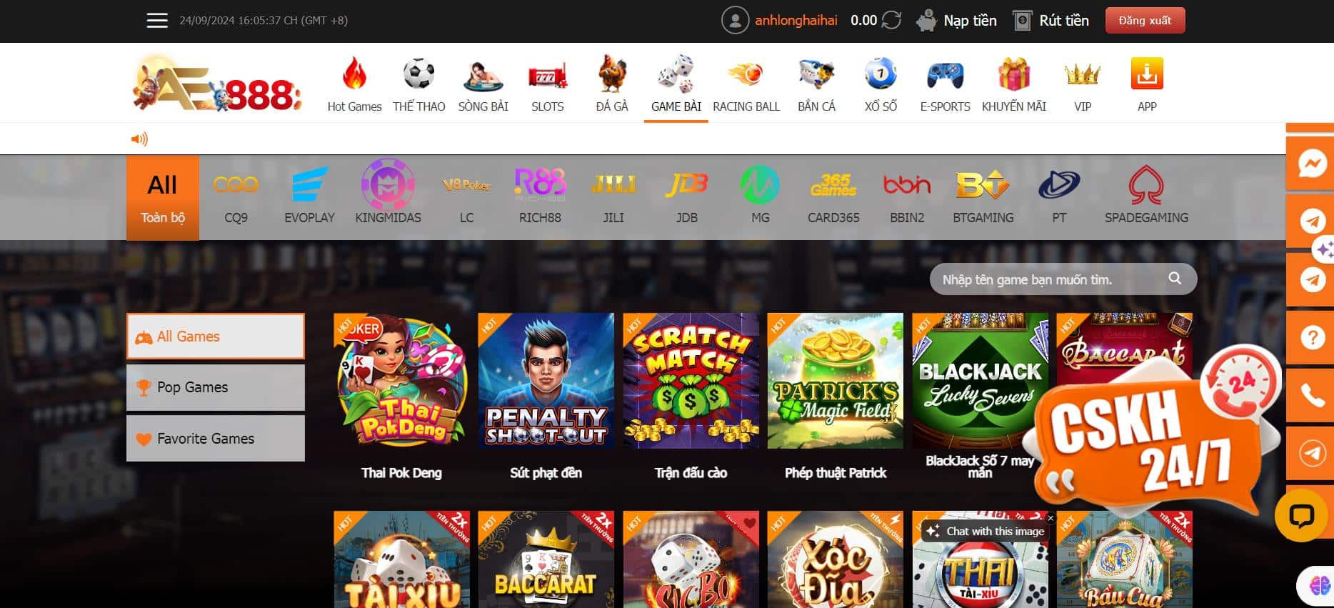 Game Bài Đổi Thưởng Ae888 - Giải Trí Cùng Với Nền Tảng Game Phong Phú